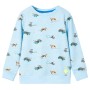 Light blue mélange children's sweatshirt 116 by , Kids T-shirts - Ref: Foro24-11901, Price: 13,01 €, Discount: %