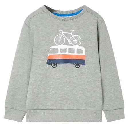 Light khaki melange children's sweatshirt size 140 by , Kids T-shirts - Ref: Foro24-12058, Price: 10,97 €, Discount: %