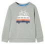 Light khaki melange children's sweatshirt size 140 by , Kids T-shirts - Ref: Foro24-12058, Price: 11,08 €, Discount: %