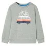 Light khaki melange children's sweatshirt size 140 by , Kids T-shirts - Ref: Foro24-12058, Price: 10,97 €, Discount: %