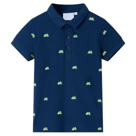 Marineblaues Kinder-Poloshirt 140 von , Kinder-T-Shirts - Ref: Foro24-12163, Preis: 12,68 €, Rabatt: %