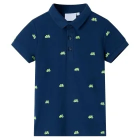 Marineblaues Kinder-Poloshirt 140 von , Kinder-T-Shirts - Ref: Foro24-12163, Preis: 12,52 €, Rabatt: %