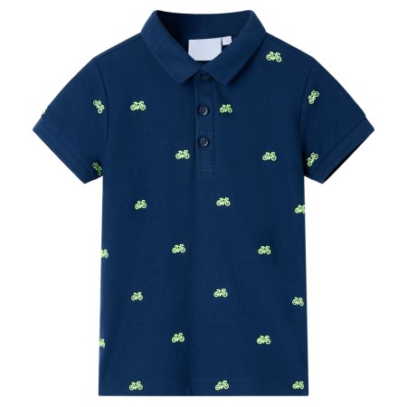 Marineblaues Kinder-Poloshirt 140 von , Kinder-T-Shirts - Ref: Foro24-12163, Preis: 12,68 €, Rabatt: %