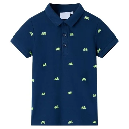Marineblaues Kinder-Poloshirt 140 von , Kinder-T-Shirts - Ref: Foro24-12163, Preis: 12,52 €, Rabatt: %