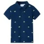 Marineblaues Kinder-Poloshirt 140 von , Kinder-T-Shirts - Ref: Foro24-12163, Preis: 12,52 €, Rabatt: %