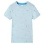 Camiseta infantil azul claro 140 de , Camisetas para niños - Ref: Foro24-11948, Precio: 10,96 €, Descuento: %