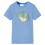 Mittelblaues Kinder-T-Shirt 128 von , Kinder-T-Shirts - Ref: Foro24-12072, Preis: 8,28 €, Rabatt: %