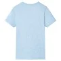 Camiseta infantil azul suave melange 128 by , Kids T-shirts - Ref: Foro24-12032, Price: 8,45 €, Discount: %