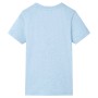 Kinder-T-Shirt in sanftem meliertem Blau, Größe 128. von , Kinder-T-Shirts - Ref: Foro24-12032, Preis: 8,54 €, Rabatt: %