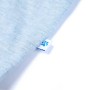 Kinder-T-Shirt in sanftem meliertem Blau, Größe 128. von , Kinder-T-Shirts - Ref: Foro24-12032, Preis: 8,54 €, Rabatt: %