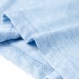 Kinder-T-Shirt in sanftem meliertem Blau, Größe 128. von , Kinder-T-Shirts - Ref: Foro24-12032, Preis: 8,54 €, Rabatt: %