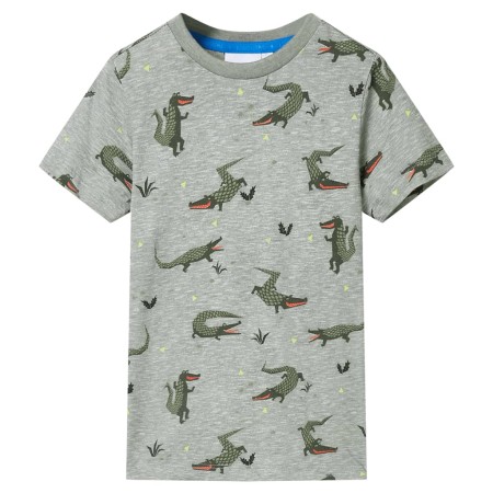 Kinder-T-Shirt hellkhaki melange 104 von , Kinder-T-Shirts - Ref: Foro24-12100, Preis: 8,74 €, Rabatt: %