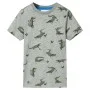 Camiseta infantil caqui claro melange 104 de , Camisetas para niños - Ref: Foro24-12100, Precio: 8,64 €, Descuento: %