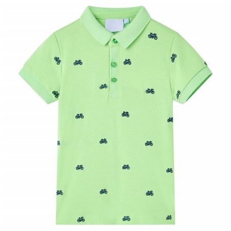 Neongrünes Kinder-Poloshirt 116 von , Kinder-T-Shirts - Ref: Foro24-12156, Preis: 10,76 €, Rabatt: %