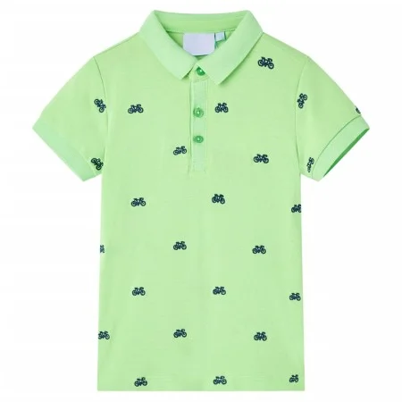 Polo infantil verde neón 116 de , Camisetas para niños - Ref: Foro24-12156, Precio: 10,65 €, Descuento: %