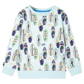 Kinder-Sweatshirt Soft Blue Melange 92 von , Kinder-T-Shirts - Ref: Foro24-11819, Preis: 12,77 €, Rabatt: %