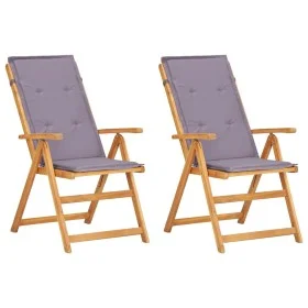 Liegende Gartenstühle, 2 Stück, massives Akazienholz, braun von vidaXL, Gartenstühle - Ref: Foro24-45936, Preis: 123,70 €, Ra...