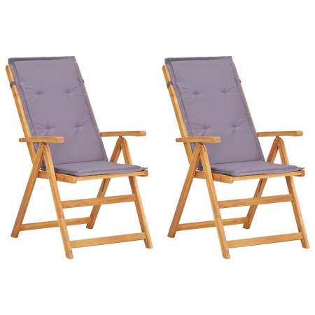 Liegende Gartenstühle, 2 Stück, massives Akazienholz, braun von vidaXL, Gartenstühle - Ref: Foro24-45936, Preis: 126,19 €, Ra...