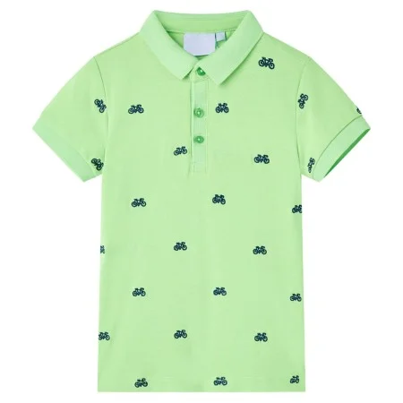 Neongrünes Kinder-Polo 92 von , Kinder-T-Shirts - Ref: Foro24-12154, Preis: 10,65 €, Rabatt: %
