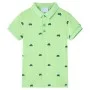 Neongrünes Kinder-Polo 92 von , Kinder-T-Shirts - Ref: Foro24-12154, Preis: 10,65 €, Rabatt: %