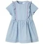 Soft blue dress with ruffles for a child size 104 by , Children's dresses - Ref: Foro24-10905, Price: 12,22 €, Discount: %