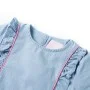 Kinderkleid mit weichen blauen Rüschen 104 von , Kinderkleider - Ref: Foro24-10905, Preis: 12,22 €, Rabatt: %