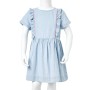 Kinderkleid mit weichen blauen Rüschen 104 von , Kinderkleider - Ref: Foro24-10905, Preis: 12,34 €, Rabatt: %