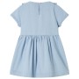 Kinderkleid mit weichen blauen Rüschen 128 von , Kinderkleider - Ref: Foro24-10907, Preis: 12,34 €, Rabatt: %