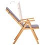 Reclining garden chairs 2 pcs solid acacia wood brown by vidaXL, Garden chairs - Ref: Foro24-45936, Price: 126,19 €, Discount: %