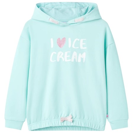 Aquagrüner Kinder-Hoodie 104 von , Kinder-T-Shirts - Ref: Foro24-11425, Preis: 11,68 €, Rabatt: %
