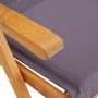 Reclining garden chairs 2 pcs solid acacia wood brown by vidaXL, Garden chairs - Ref: Foro24-45936, Price: 126,19 €, Discount: %