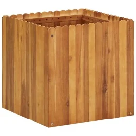 Blumenbeet aus massivem Akazienholz 50x50x50 cm von vidaXL, Töpfe und Pflanzgefäße - Ref: Foro24-45927, Preis: 89,81 €, Rabat...