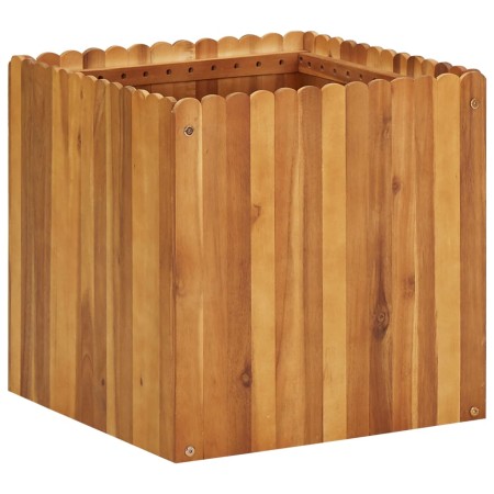 Arriate de madera maciza de acacia 50x50x50 cm de vidaXL, Maceteros y jardineras - Ref: Foro24-45927, Precio: 91,38 €, Descue...