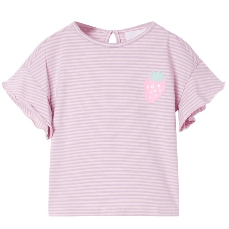 Kinder-T-Shirt mit lila Rüschenärmeln 92 von , Kinder-T-Shirts - Ref: Foro24-11534, Preis: 8,54 €, Rabatt: %