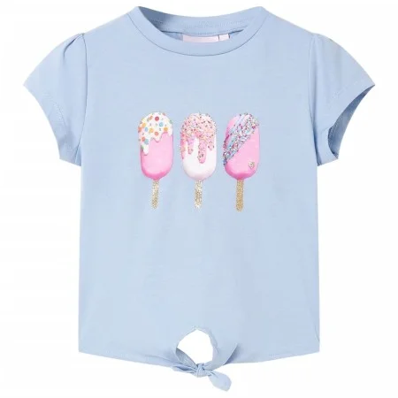 Camiseta infantil azul 128 de , Camisetas para niños - Ref: Foro24-10697, Precio: 8,52 €, Descuento: %