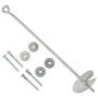 Bodenanker 4 Stück verzinktes Metall 10x60 cm von vidaXL, Spikes zur Verankerung im Boden - Ref: Foro24-145501, Preis: 35,13 ...
