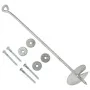 Ground anchors 4 pcs galvanized metal 10x60 cm by vidaXL, Spikes for anchoring in the ground - Ref: Foro24-145501, Price: 34,...