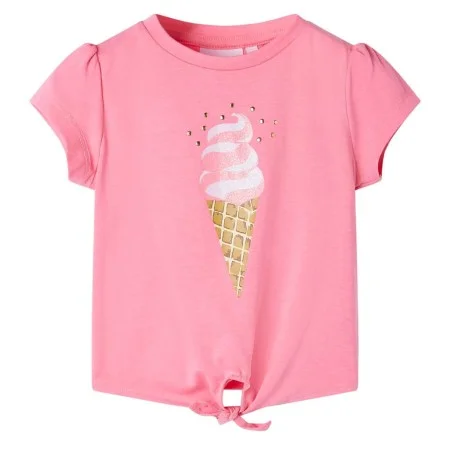 Camiseta infantil rosa brillante fluorescente 140 de , Camisetas para niños - Ref: Foro24-11253, Precio: 8,24 €, Descuento: %