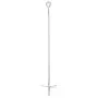 Bodenanker 4 Stück verzinktes Metall 10x60 cm von vidaXL, Spikes zur Verankerung im Boden - Ref: Foro24-145501, Preis: 35,36 ...