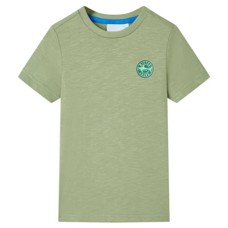 Camiseta infantil caqui claro 116 de , Camisetas para niños - Ref: Foro24-12341, Precio: 7,61 €, Descuento: %