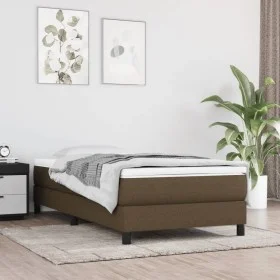 Pocket spring mattress dark brown fabric 120x190x20 cm by , Mattresses - Ref: Foro24-4007144, Price: 197,44 €, Discount: %