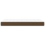 Pocket spring mattress dark brown fabric 120x190x20 cm by , Mattresses - Ref: Foro24-4007144, Price: 193,73 €, Discount: %