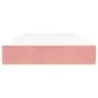 Colchón de muelles ensacados terciopelo rosa 120x190x20 cm de , Colchones - Ref: Foro24-4007159, Precio: 196,15 €, Descuento: %