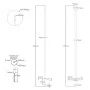 Ground anchors 4 pcs galvanized metal 10x60 cm by vidaXL, Spikes for anchoring in the ground - Ref: Foro24-145501, Price: 34,...