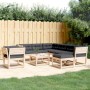 8 Stk. Gartenmöbel und Kissen aus massivem Zirbenholz von , Gartensets - Ref: Foro24-3216950, Preis: 822,55 €, Rabatt: %