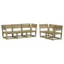 5-teilige Gartensofagarnitur aus imprägniertem Kiefernholz von , Gartensets - Ref: Foro24-3216999, Preis: 446,48 €, Rabatt: %