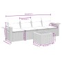 Set Gartensofas mit Kissen 5 Stück synthetisches Rattan beige von , Gartensets - Ref: Foro24-3259021, Preis: 335,75 €, Rabatt: %