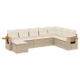 Set Gartensofas mit beigen Kissen 8 Stück PE Rattan von , Gartensets - Ref: Foro24-3259489, Preis: 561,79 €, Rabatt: %