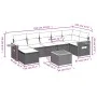 8-piece garden sofa set and gray synthetic rattan cushions by , Garden sets - Ref: Foro24-3259442, Price: 487,50 €, Discount: %