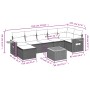 Gartensofa-Set mit beigen Kissen 8 Stück PE-Rattan von , Gartensets - Ref: Foro24-3259440, Preis: 529,54 €, Rabatt: %